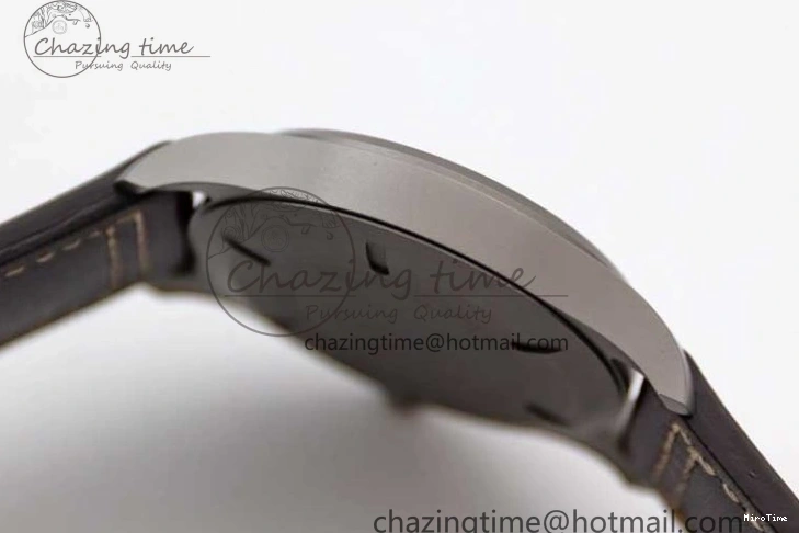 MIROTIME 0705 Mark XVIII IW327006 Titanium M+F 1:1 Best Edition Black Dial on Brown Leather Strap A Efficient 7052